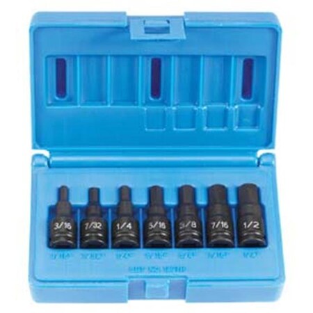 Grey Pneumatic <li>Set contains one Pieces impact hex drivers in sizes: 3/16'', 7/32", 1/4&q GY1297H